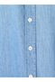 Özmarka New Season Blue Regular Fit Men's Shirt - 6