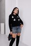 Pearl Sweater with Butterfly Lace Accessories - 4