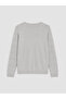 Vizyon New Season Gray Crew Neck Zigzag Patterned Women's Knitwear Sweater - 5