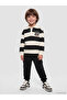 Vizyon New Season Black Striped Boys' Suit