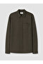 Özmarka New Season Khaki Regular Fit Men's Shirt Jacket - 5