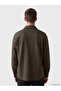 Özmarka New Season Khaki Regular Fit Men's Shirt Jacket - 4