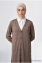 Button Detailed Basic Cardigan Light Vision - 2