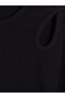 Crew neck t-shirt with window detail for girls - 2