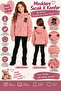 Girl's Plush Cardigan Hooded Zippered Teddy Bear Embroidered Soft Warm Coat Ak4128 - 2