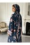 Stylish printed abaya with matching veil - 2