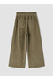 Wide Leg Girls' Velvet Trousers - 3