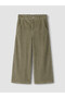 Wide Leg Girls' Velvet Trousers