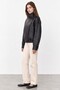 Collar Detailed Jacket Black - 3