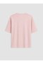 Peak New Season Pink Crew Neck Printed Men's T-Shirt - 6