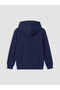 Lcw Kids Navy Blue Hooded Boy's Zipper Jacket - 4