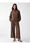 Ozmarka New Season Brown Stand Collar Women's Jacket - 2