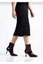 Pointed Toe Heeled Boots 6cm - 3