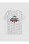 Ozmarka New Season White Crew Neck Boys' Shorts Pajama Set - 3