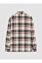 Özmarka New Season Navy Blue Plaid Gabardine Boys' Shirt - 5