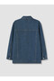 Ozmarka New Season Blue Shirt Collar Oversize Women's Jean Jacket - 7