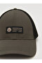 Özmarka New Season Khaki Mesh Detailed Men's Cap Hat - 2