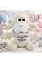 4 Plush Lambs – Plush Toy with Welcome Design T-Shirt, Decoration and Gift, Plush Lamb 24cm - 2