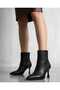 Pointed Toe Heeled Boots 6cm - 4