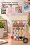 10 Pieces Wooden Note Holder String Pegs – String Note Clip, Photo Holder, Wooden Peg, Clip Peg
