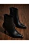 Pointed Toe Heeled Boots 6cm - 5