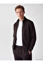 Men's Zippered Sweatshirt with Stand Collar