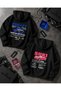 Lover - Friend Couple Combination Bullet and Suki Back Printed Special Design Hooded Sweatshirt 2-Piece Set
