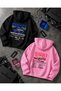 Lover - Friend Couple Combination Bullet and Suki Back Printed Special Design Hooded Sweatshirt 2-Piece Set