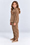 Girl's Plush Tracksuit Set with Hooded Teddy Bear Pattern, 2-Piece Warm Winter Set Ak4131 - 4
