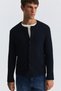 Ribbed Button Closure T-Shirt - 3