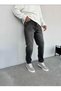 Men's Baggy Jean Trousers – Smoked Gray Washed - 3