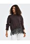 Onlevie Ls Lace Mix O-Neck Knt - 3