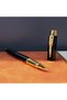 10-Piece Leather Patterned Notebook Pen Set – Boxed Gift Set, Black Patterned Box, Metal Roller Pen, Notebook Pen, Corporate Promotion - 4