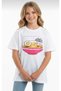 Girl's Cat Pusheen Printed T-Shirt - 2