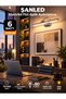 6W Electric Flute Led Sconce Chrome Color Daylight Adjustable Head 2 Pcs - 5