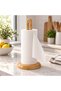 Natural Rattan Paper Towel Holder Desktop Towel Stand Decorative Towel Holder - 3