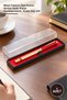 1 Gift Roller Pen – Metal Design with Special Box in Red Gold, Personalizable, Roller Pen Gift