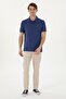 Us Polo Men's Light Navy Blue Polo Collar T-Shirt 2084151 - 4