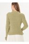 Women's Soft Plush Textured Half Turtleneck Knitwear Sweater - 8
