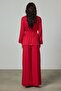 Haki̇m Collar Tunic Pants Suit - 6