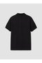 Peak New Season Black Polo Collar Girls' Piqué T-Shirt - 4