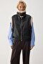 Fur Detailed Leather Vest - 3