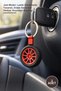 3 Pieces Wheel Design Metal Keychain – Wheel Rim Model, Tire Appearance Design, Gift for Car Enthusiasts, Keychain Keyring