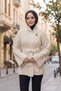 Belted Half Turtleneck Knitwear Cardigan Mink Hnt2808 - 3