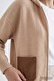 Leather-Trimmed Hooded Knitwear Regular Cardigan - 4