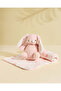 Pink Rabbit Plush Toy And Blanket Set (2 Piece) - 2