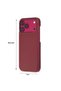 Bloomcase Vectra Burgundy Wine iPhone 18 Pro Max Magsafe Genuine Leather Case - 5