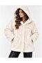 New Season Premium Quality Thick Hooded Plush Fur Women's Coat – Soft Textured Jacket with Pockets - 2