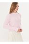 Women's Soft Plush Textured Half Turtleneck Knitwear Sweater - 3