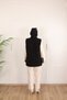 Plush Zippered Stand-Up Collar Vest - 3